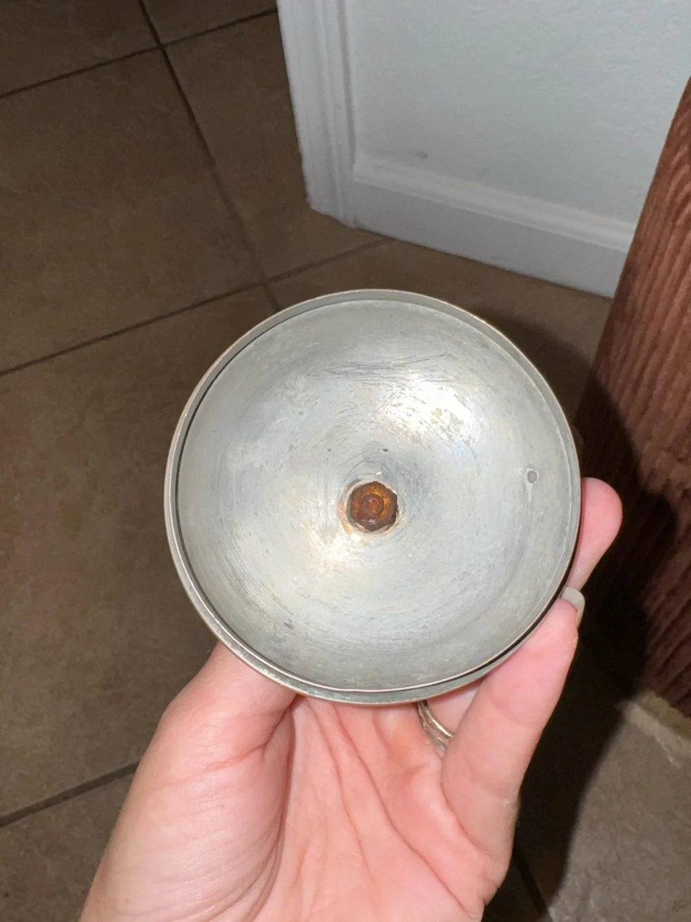 Vintage Copper and Brass Hand Painted Tea Kettle Made in Portugal